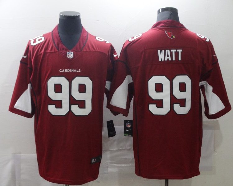 Men's Arizona Cardinals J.J. Watt #99 Cardinal Vapor Limited Jersey