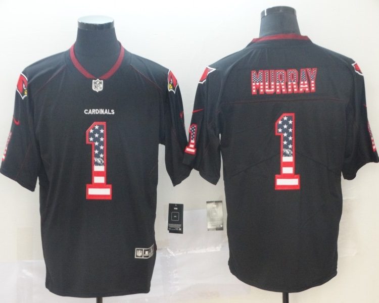 Men's Arizona Cardinals Kyler Murray #1 Black Alternate Jersey