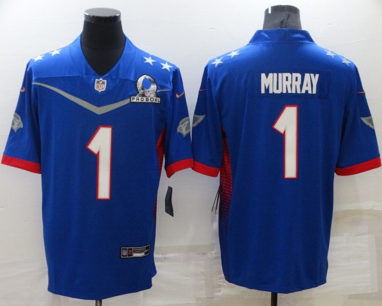 Men's Arizona Cardinals Kyler Murray #1 Blue All Star Jersey