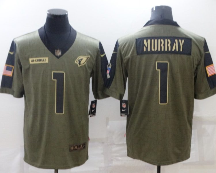 Men's Arizona Cardinals Kyler Murray #1 Brown Jersey