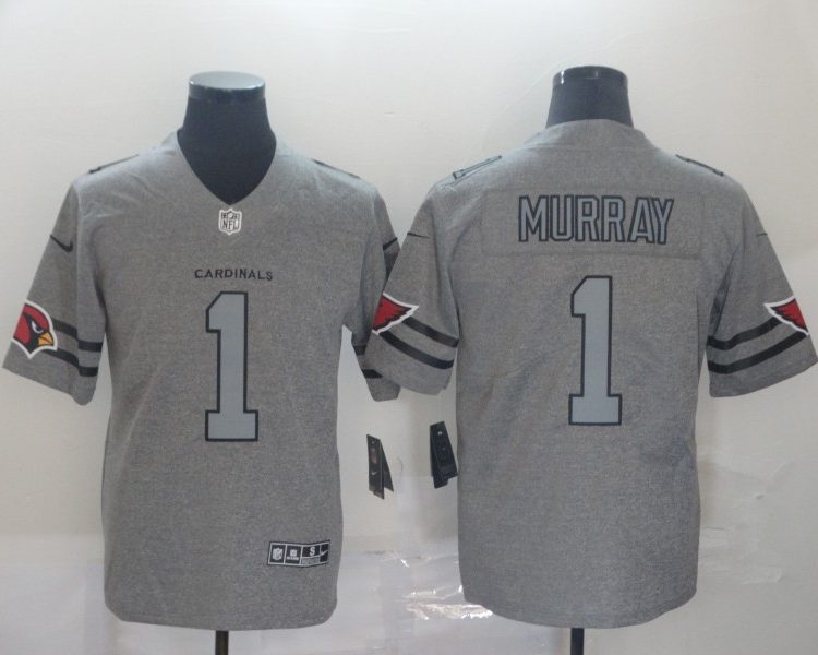 Men's Arizona Cardinals Kyler Murray #1 Gray Jersey