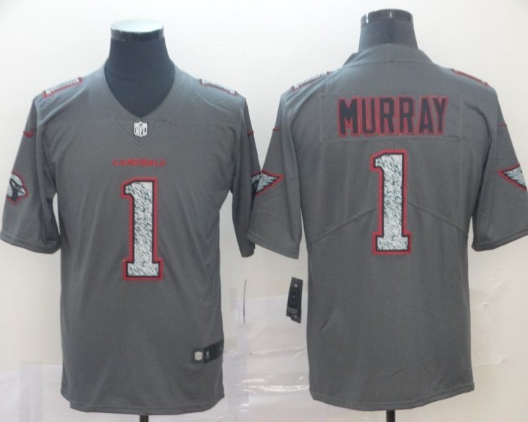 Men's Arizona Cardinals Kyler Murray #1 Gray Jersey