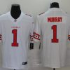 Men's Arizona Cardinals Kyler Murray #1 White Jersey