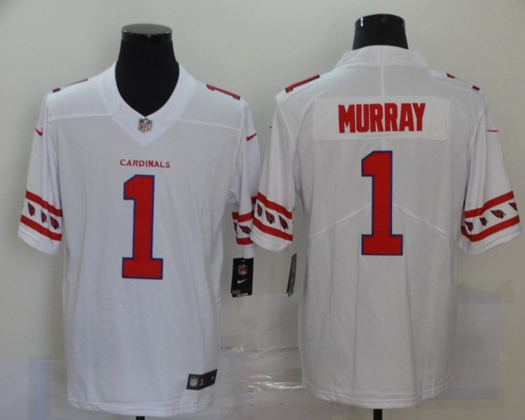 Men's Arizona Cardinals Kyler Murray #1 White Jersey