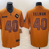 Men's Arizona Cardinals Pat Tillman #40 Brown 2023 Salute To Service Retired Limited Jersey