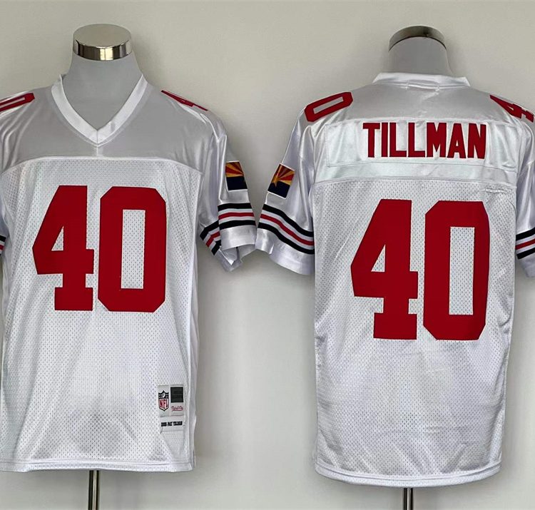 Men's Arizona Cardinals Pat Tillman Mitchell & Ness White Legacy Jersey