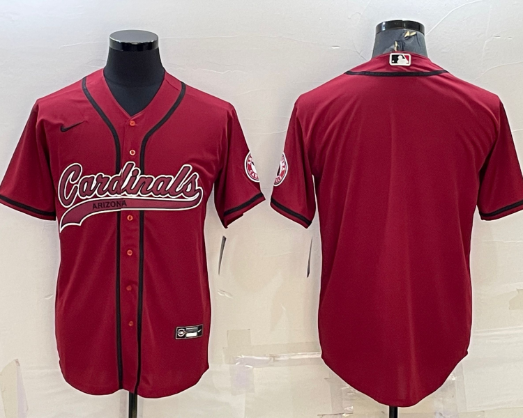 Men's Arizona Cardinals Red Blank Jersey