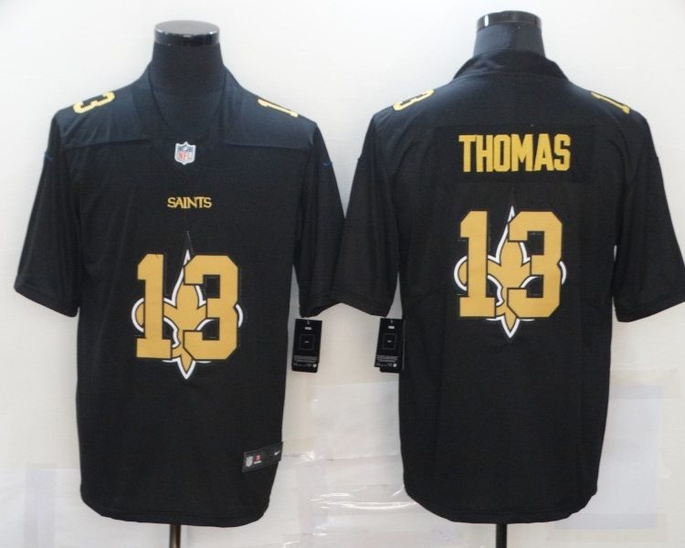 Men's New Orleans Saints #13 Michael Thomas Black Alternate Jersey