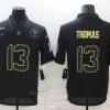 Men's New Orleans Saints #13 Michael Thomas Black Jersey