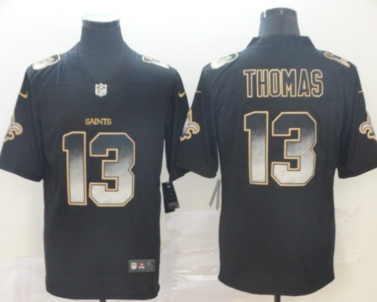 Men's New Orleans Saints #13 Michael Thomas Black Jersey