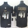 Men's New Orleans Saints #41 Alvin Kamara Black Authentic Jersey