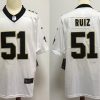 Men's New Orleans Saints Cesar Ruiz #51 White Jersey