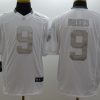 Men's New Orleans Saints Drew Brees #9 White Authentic Jersey