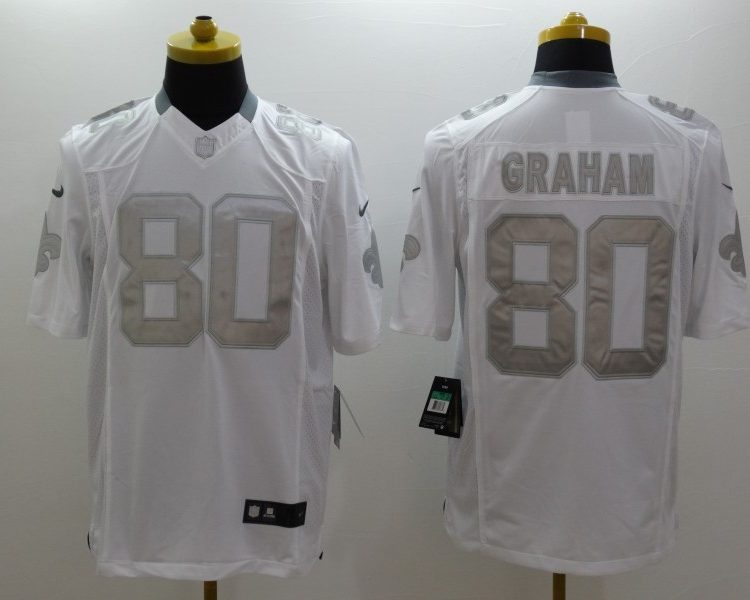 Men's New Orleans Saints Jimmy Graham #80 White Jersey