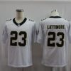 Men's New Orleans Saints Marshon Lattimore #23 White Jersey