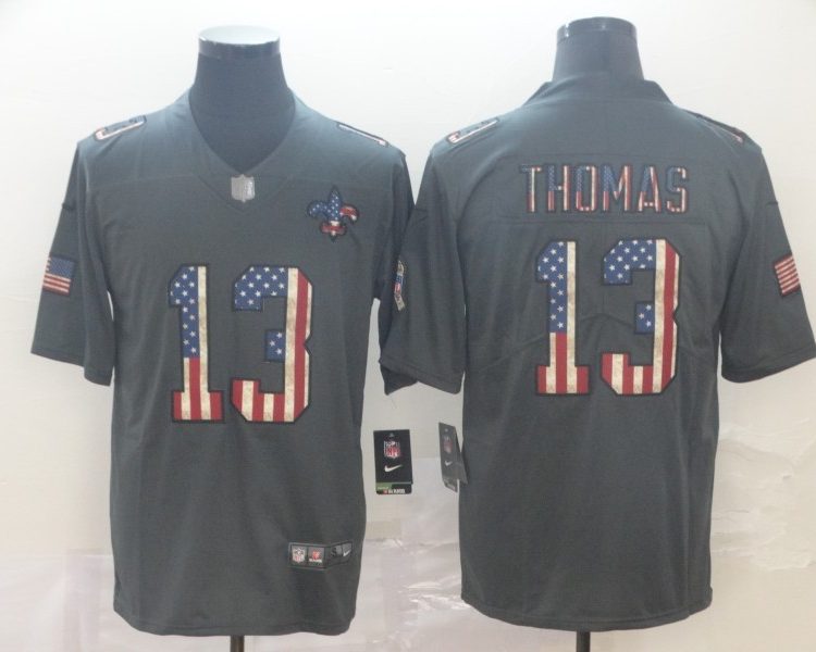 Men's New Orleans Saints Michael Thomas #13 Black Alternate Jersey