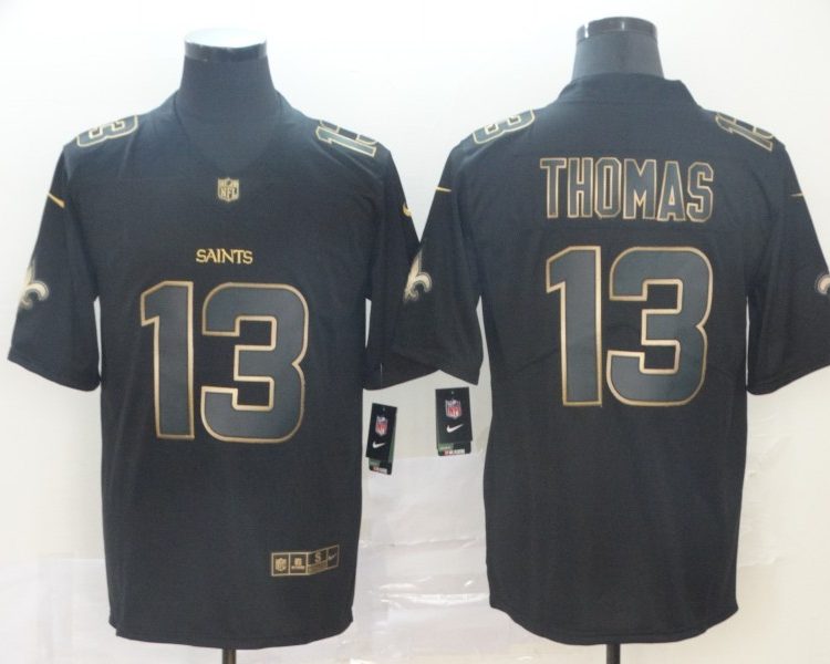 Men's New Orleans Saints Michael Thomas #13 Black Jersey
