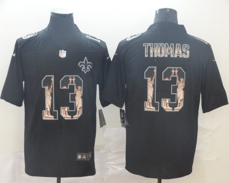Men's New Orleans Saints Michael Thomas #13 Black Jersey