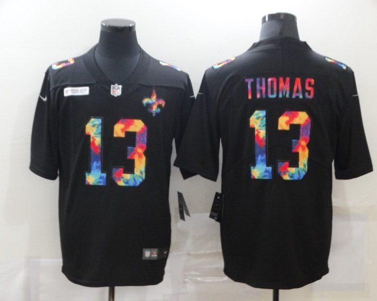 Men's New Orleans Saints Michael Thomas #13 Black Jersey