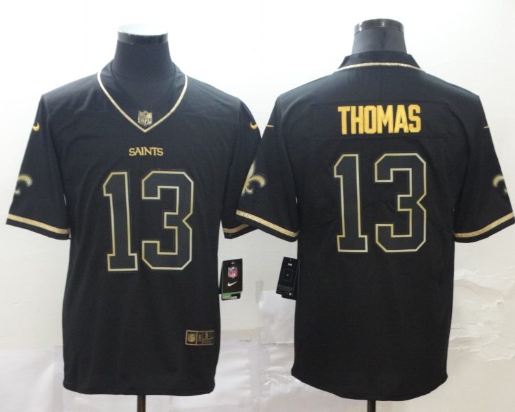 Men's New Orleans Saints Michael Thomas #13 Black Jersey