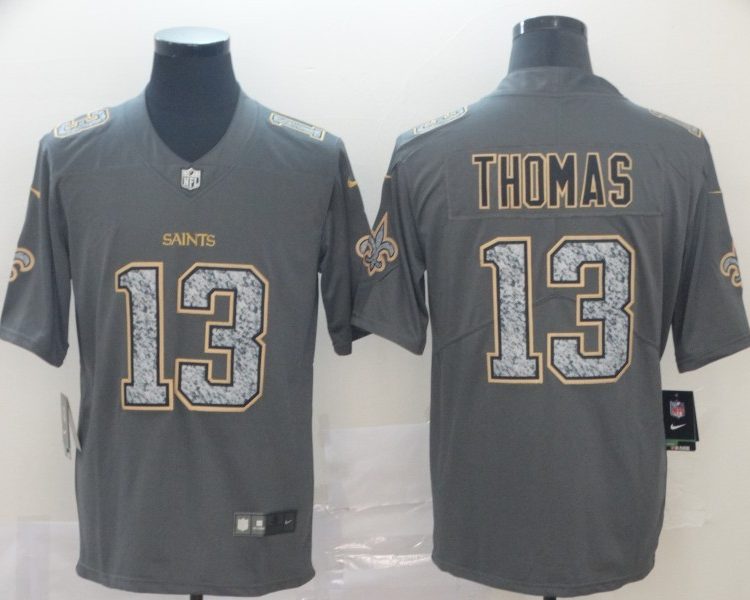 Men's New Orleans Saints Michael Thomas #13 Gray Jersey