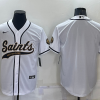 Men's New Orleans Saints White Blank Jersey