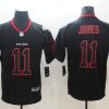 Men's Atlanta Falcons #11 Julio Jones Black Alternate Jersey