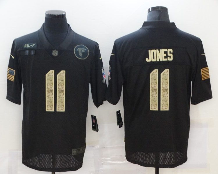 Men's Atlanta Falcons #11 Julio Jones Black Jersey