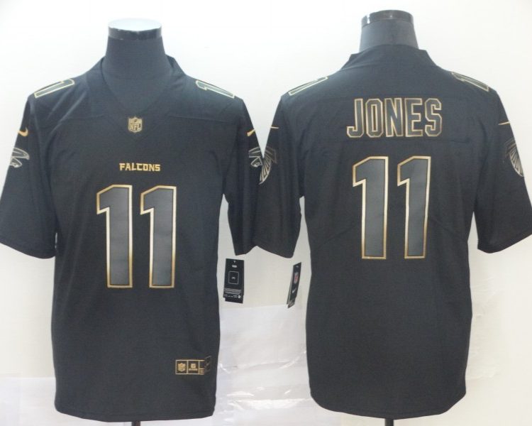 Men's Atlanta Falcons #11 Julio Jones Black Jersey