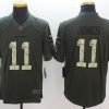 Men's Atlanta Falcons Julio Jones #11 Army Green Jersey