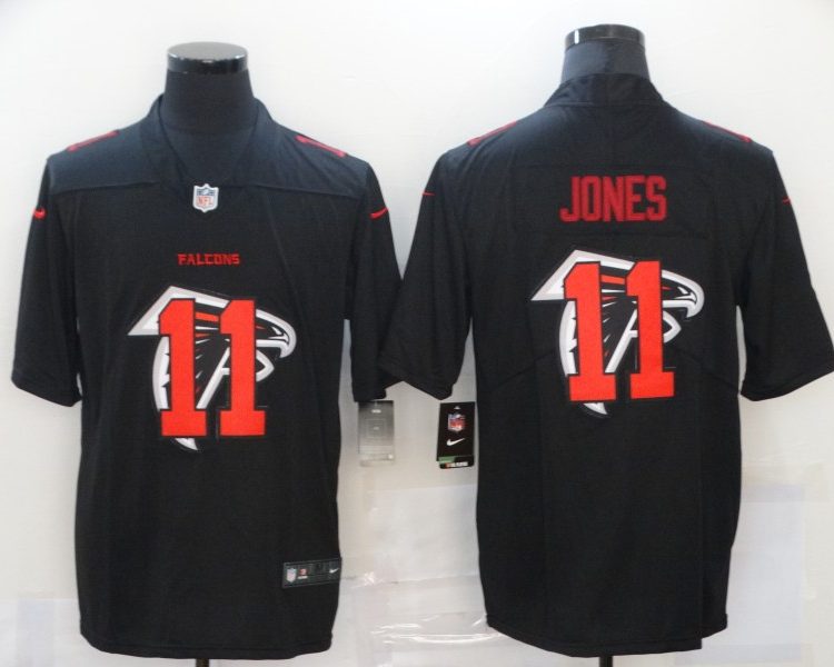 Men's Atlanta Falcons Julio Jones #11 Black Alternate Jersey