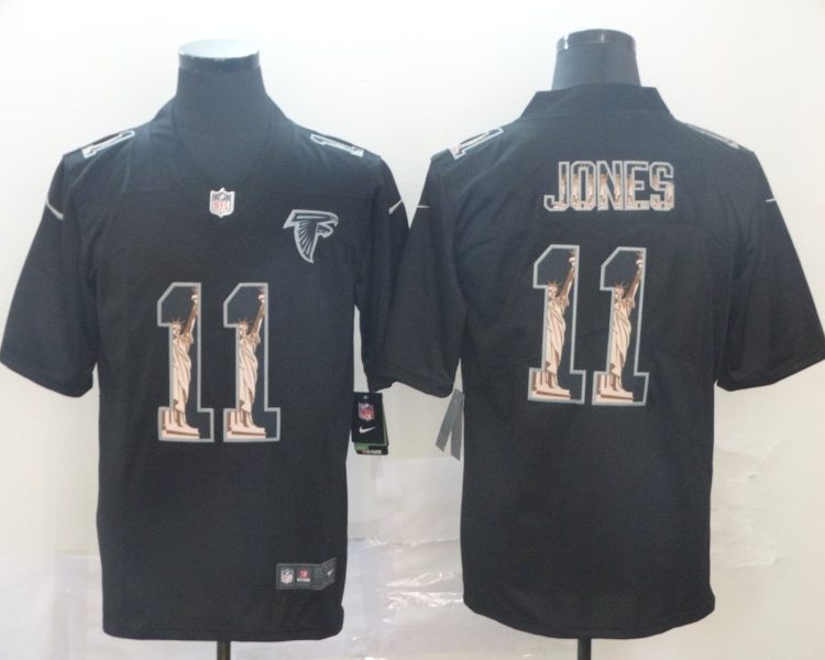 Men's Atlanta Falcons Julio Jones #11 Black Jersey