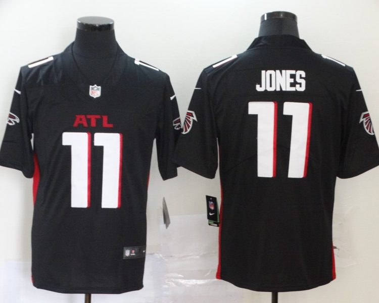Men's Atlanta Falcons Julio Jones #11 Black Jersey