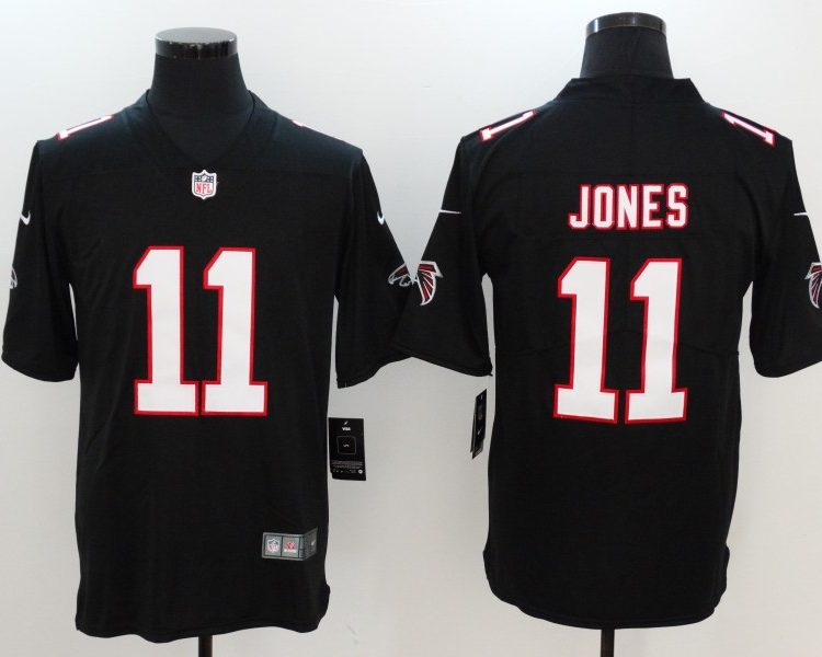 Men's Atlanta Falcons Julio Jones #11 Black Jersey