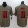 Men's Atlanta Falcons Julio Jones #11 Brown Jersey
