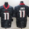 Men's Atlanta Falcons Julio Jones #11 Gray Camouflage Jersey