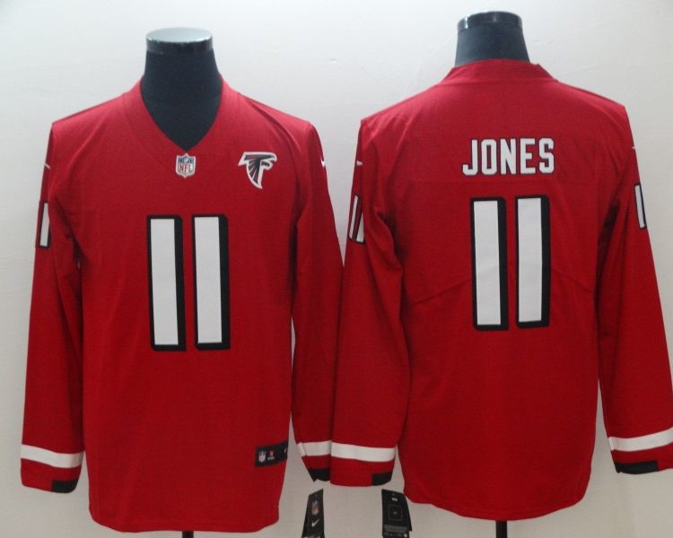 Men's Atlanta Falcons Julio Jones #11 Red Jersey