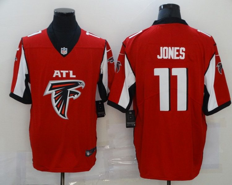 Men's Atlanta Falcons Julio Jones #11 Red Jersey