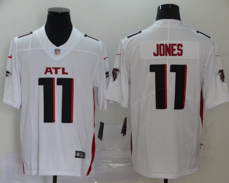 Men's Atlanta Falcons Julio Jones #11 White Jersey