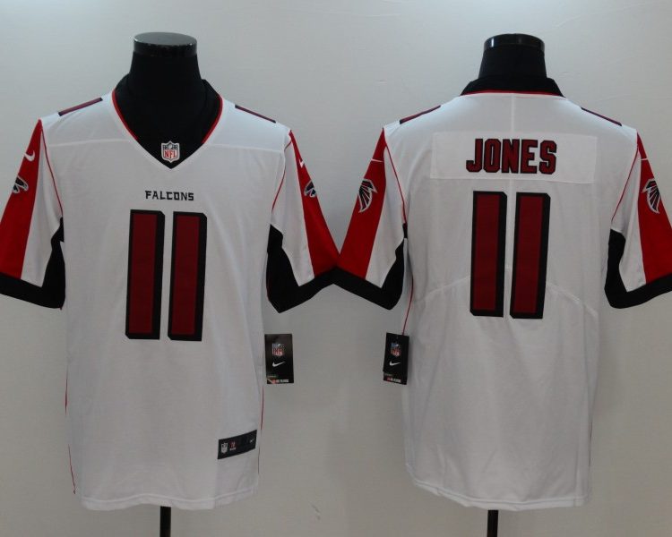 Men's Atlanta Falcons Julio Jones #11 White Jersey