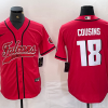 Men's Atlanta Falcons Kirk Cousins #18 Red Jersey Joint Edition