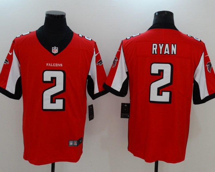 Men's Atlanta Falcons Matt Ryan #2 Red Jersey