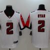Men's Atlanta Falcons Matt Ryan #2 White Jersey