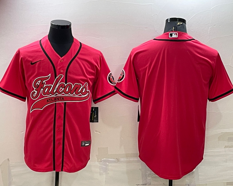 Men's Atlanta Falcons Red Blank Jersey