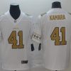 Men's New Orleans Saints #41 Alvin Kamara White Jersey