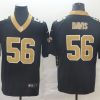 Men's New Orleans Saints Demario Davis #56 Black Jersey