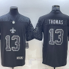 Men's New Orleans Saints Michael Thomas #13 Black RFLCTV Limited Jersey