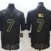 Men's New Orleans Saints Taysom Hill #7 Black Jersey