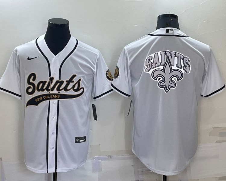 Men's New Orleans Saints White Jersey