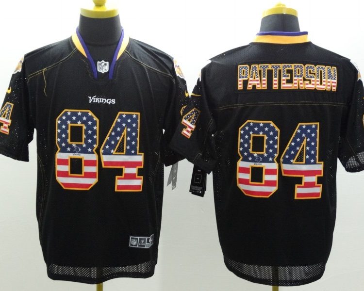 Men's Minnesota Vikings Cordarrelle Patterson #84 Black Jersey